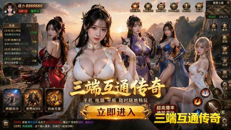轻变网通传奇游戏截图