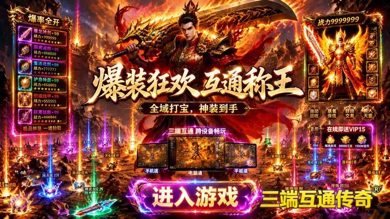 移动游戏传奇战士连击技能游戏截图