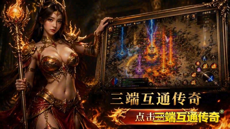 传奇世界专属服怎么看地图游戏截图