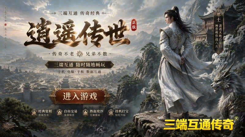 195三职业微变传奇_三端互通，系统掉落，再战经典！｜195版合击传奇_打造专属属性点分配！